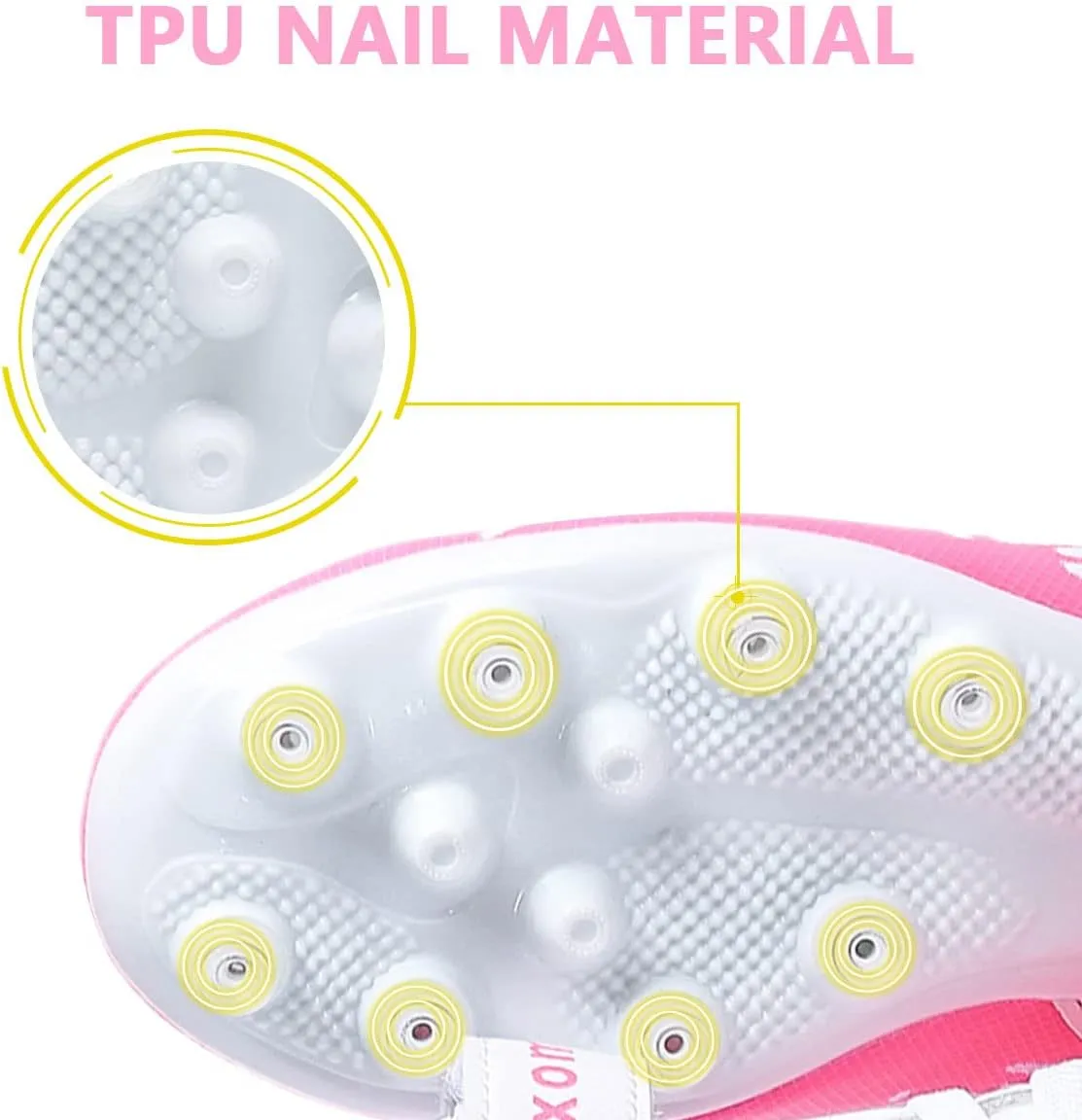 ziitop Kids Soccer Shoes for Boys Girls Youth Football Cleats Outdoor & Indoor Baseball Shoes, Lightweight Breathable Conical Studs, Running & Training for Students (Little Kids/Big Kids)